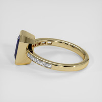 2.57 Ct. Blue Sapphire Ring, 14K Yellow Gold 4