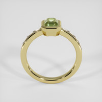 1.31 Ct. Yellowish Green Sapphire Ring, 14K Yellow Gold 3