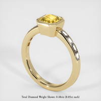 1.48 Ct. Yellow Sapphire Ring, 14K Yellow Gold 2
