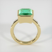4.73 Ct. Emerald Ring, 18K Yellow Gold 3