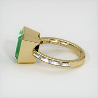 4.73 Ct. Emerald Ring, 18K Yellow Gold 4