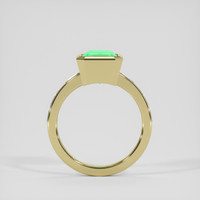 3.31 Ct. Emerald Ring, 18K Yellow Gold 3