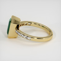 2.17 Ct. Emerald Ring, 18K Yellow Gold 4