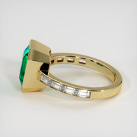 3.23 Ct. Emerald Ring, 18K Yellow Gold 4