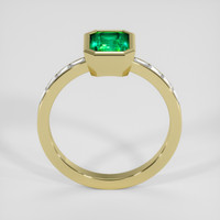1.54 Ct. Emerald Ring, 18K Yellow Gold 3
