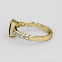 1.22 Ct. Blue Sapphire Ring, 18K Yellow Gold 4
