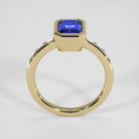 2.57 Ct. Blue Sapphire Ring, 18K Yellow Gold 3