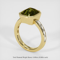 4.07 Ct. Sapphire Ring, 18K Yellow Gold 2