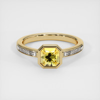 1.48 Ct. Sapphire Ring, 18K Yellow Gold 1