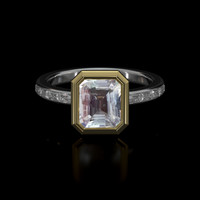 2.00 Ct. Gemstone Ring, 14K Yellow & White 1