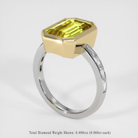 4.89 Ct. Gemstone Ring, 14K Yellow & White 2