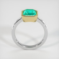 2.04 Ct. Emerald Ring, 18K Yellow & White 3