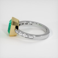 2.04 Ct. Emerald Ring, 18K Yellow & White 4