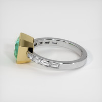 1.87 Ct. Emerald Ring, 18K Yellow & White 4