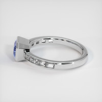 1.22 Ct. Bi Color Sapphire Ring, Platinum 950 4
