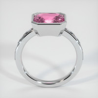 3.37 Ct. Pink Sapphire Ring, Platinum 950 3