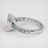 3.37 Ct. Pink Sapphire Ring, Platinum 950 4