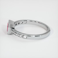 0.98 Ct. Ruby Ring, Platinum 950 4