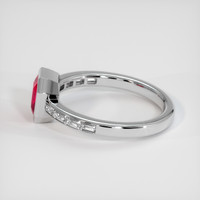 1.35 Ct. Ruby Ring, Platinum 950 4
