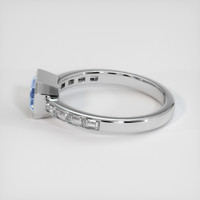 1.13 Ct. Bi Color Sapphire Ring, Platinum 950 4
