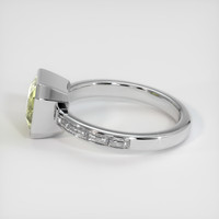 3.03 Ct. Yellow Sapphire Ring, Platinum 950 4