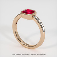 1.35 Ct. Ruby Ring, 14K Rose Gold 2