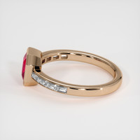 1.35 Ct. Ruby Ring, 14K Rose Gold 4