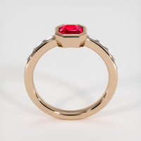 1.03 Ct. Ruby Ring, 14K Rose Gold 3
