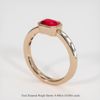 1.14 Ct. Ruby Ring, 18K Rose Gold 2