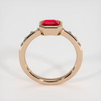 1.14 Ct. Ruby Ring, 18K Rose Gold 3