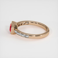 1.14 Ct. Ruby Ring, 18K Rose Gold 4