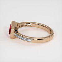 1.54 Ct. Ruby Ring, 18K Rose Gold 4