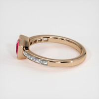 1.03 Ct. Ruby Ring, 18K Rose Gold 4