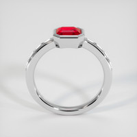 1.14 Ct. Ruby Ring, 10K White Gold 3