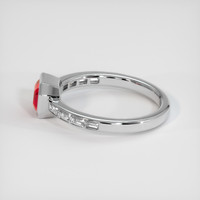 1.14 Ct. Ruby Ring, 10K White Gold 4