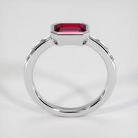 1.16 Ct. Ruby Ring, 10K White Gold 3