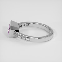 2.05 Ct. Pink Sapphire Ring, 10K White Gold 4