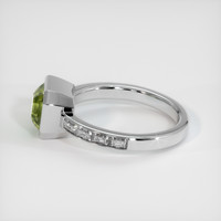 2.27 Ct. Bi Color Sapphire Ring, 14K White Gold 4