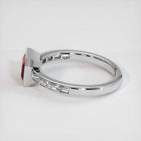 1.16 Ct. Ruby Ring, 14K White Gold 4