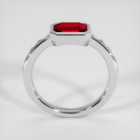 1.54 Ct. Ruby Ring, 14K White Gold 3