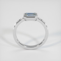 1.01 Ct. Bi Color Sapphire Ring, 14K White Gold 3