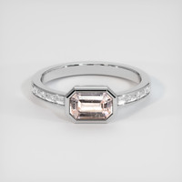 1.50 Ct. Sapphire Ring, 14K White Gold 1