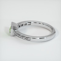 0.69 Ct. Sapphire Ring, 14K White Gold 4