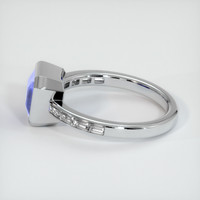 2.10 Ct. Sapphire Ring, 18K White Gold 4