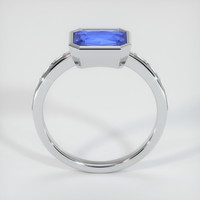 3.44 Ct. Sapphire Ring, 18K White Gold 3