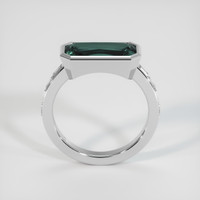 3.24 Ct. Sapphire Ring, 18K White Gold 3
