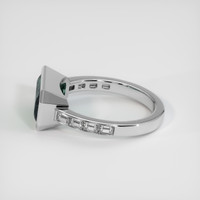 3.24 Ct. Sapphire Ring, 18K White Gold 4