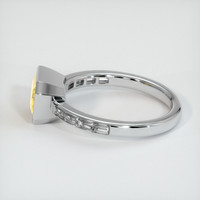 2.01 Ct. Sapphire Ring, 18K White Gold 4