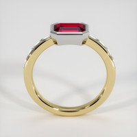 1.16 Ct. Ruby Ring, 14K White & Yellow 3