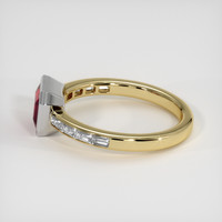 1.16 Ct. Ruby Ring, 14K White & Yellow 4